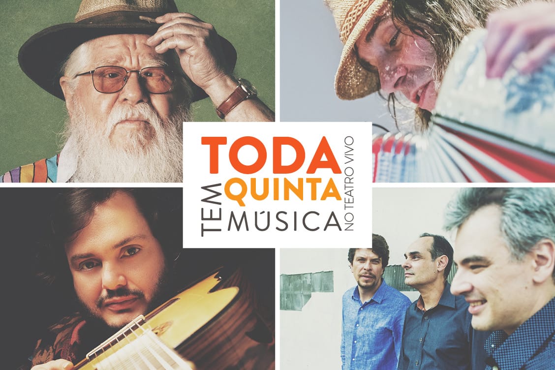 Música também é nosso negócio. Toda Quinta volta em setembro no Vivo.