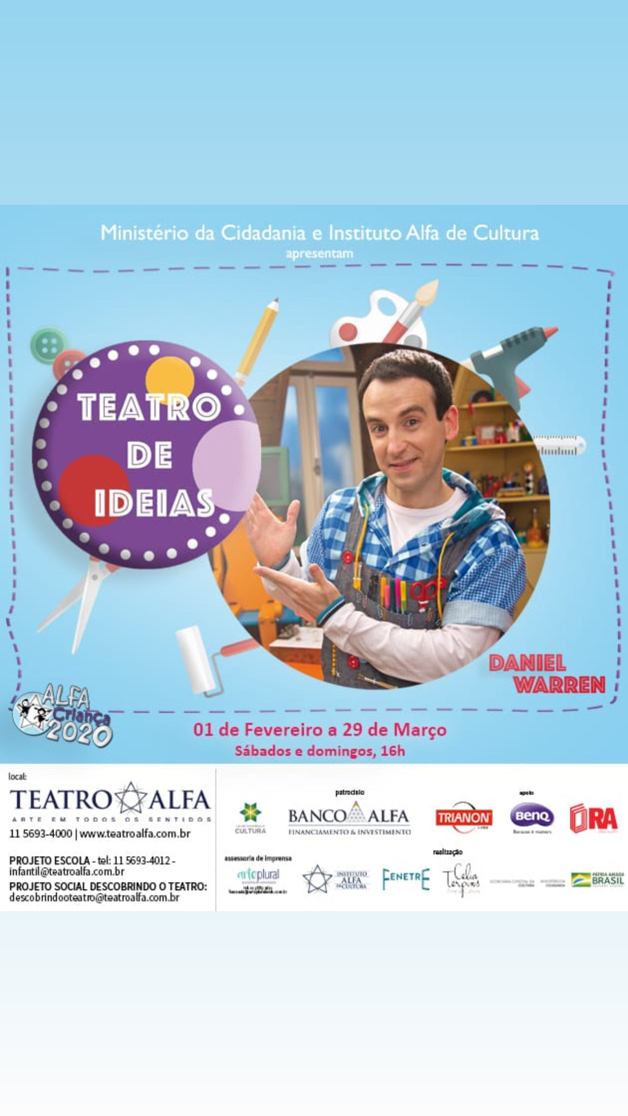 Teatro Infantil tem espaço na Arteplural